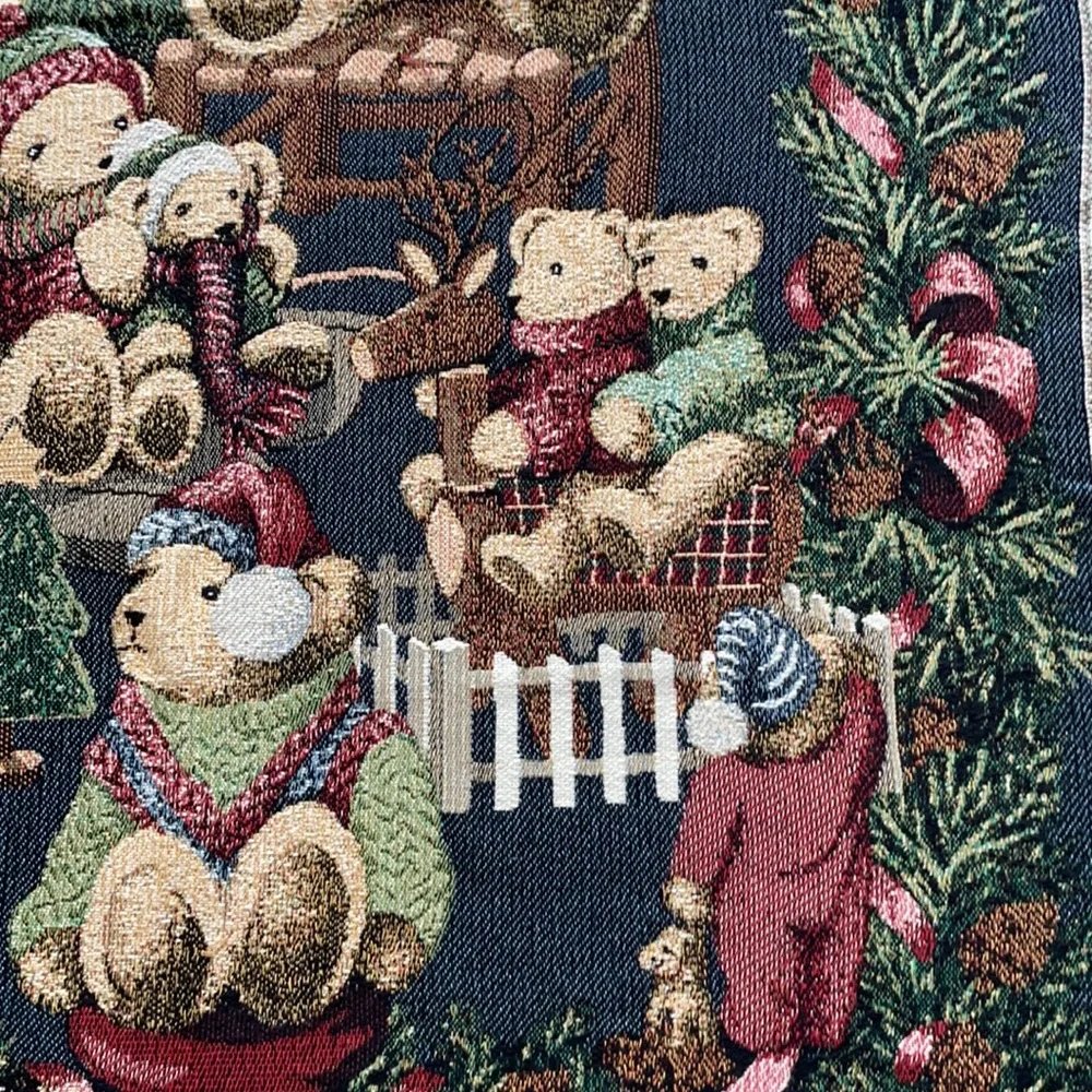 Cherished Teddies Holiday Blanket